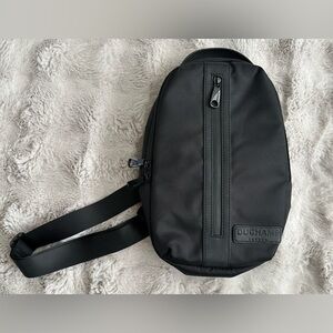 Duchamp Sling Travel Passport Bag Black Water Theft Resistant
